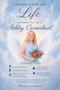 Ashley Carmichael, Death: Independence - City in Missouri Has Died